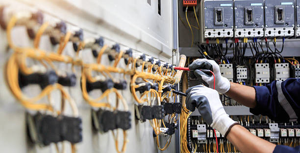 Professional Electrician technician working in Garrett, IN